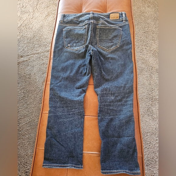 American Eagle Outfitters Blue Artist Crop Jeans - Picture 8 of 8